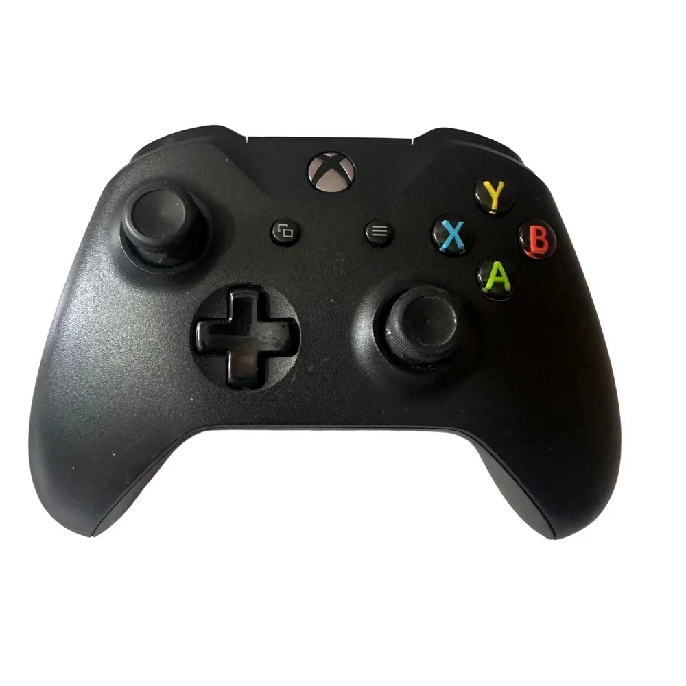 Microsoft Xbox One Wireless Controller Model 1708 Black Bluetooth Gamepad